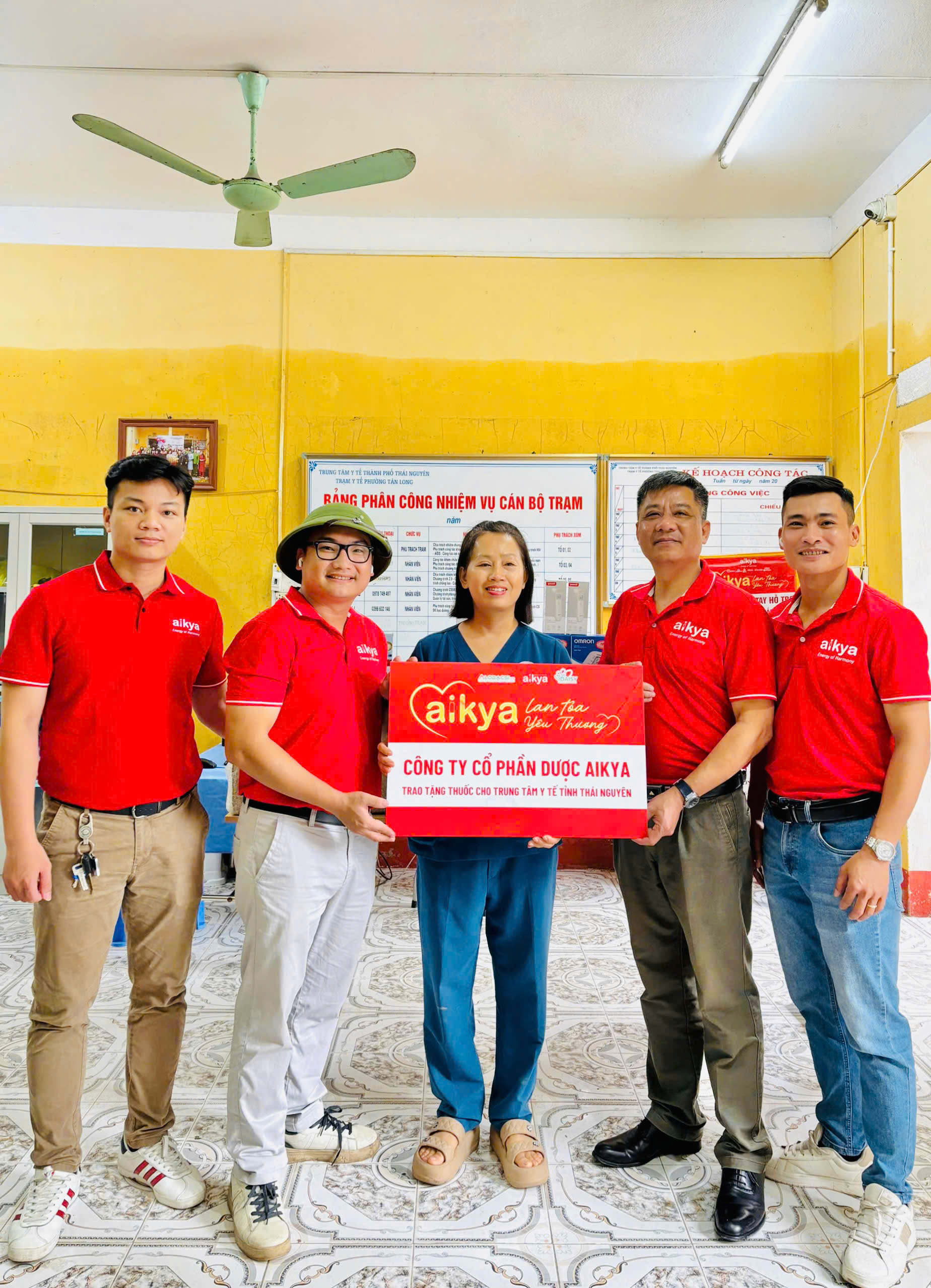 Aikya chung tay cùng Thái Nguyên – San sẻ yêu thương sau bão lũ